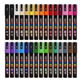 149518 Маркер POSCA PC-5M, красное вино, 1,8-2,5мм, пулевидный наконечник (номер цвета 60)
